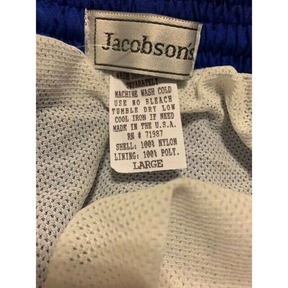 JACOBSON'S SIZE LARGE ROYAL BLUE SWIM TRUNKS NWT - Picture 4 of 4